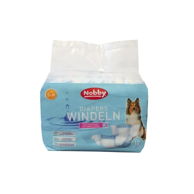 Luiers voor mannelijke honden Nobby Pet (x12)