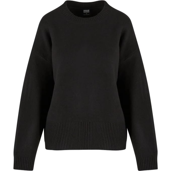 Urban Classics - Soft Oversized Sweater/trui - S - Zwart