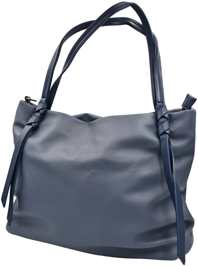 Pierre Cardin - Handtas / Schoudertas - Borse - Vlechtriem - Blauw