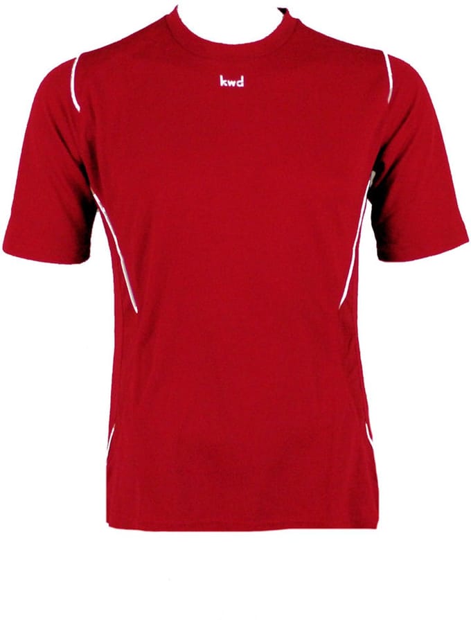 KWD Sportshirt Mundo km, mt XXL, rood/wit