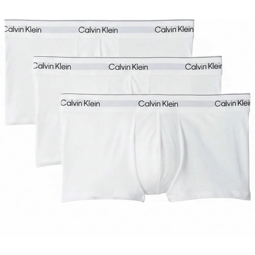 Calvin Klein Icon Cotton Stretch Low Rise trunks (3-pack) - lage heren boxers kort - wit