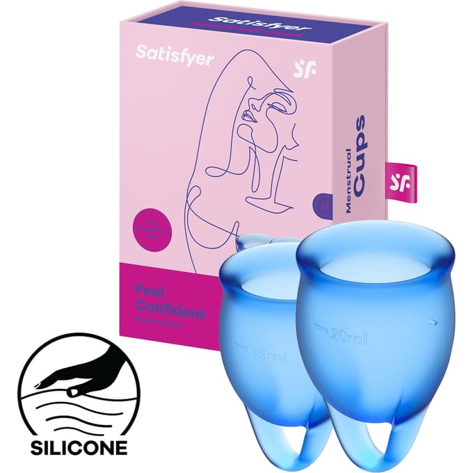 Satisfyer 'Feel Confident - Menstrual Cup Set', 15 & 20 ml