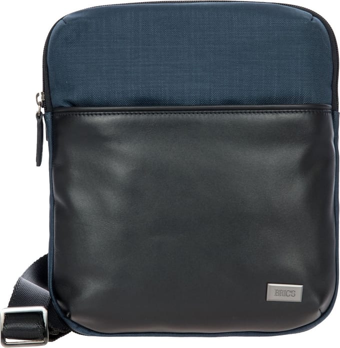 BRIC'S Schoudertas Tabletzak Monza Tracolla Navy Blue / Black Donkerblauw