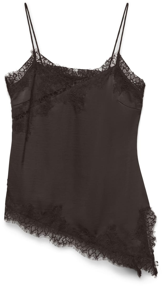VERO MODA - VMJULIA SINGLET LACE TAIL TOP EXP - Dames - Blouses