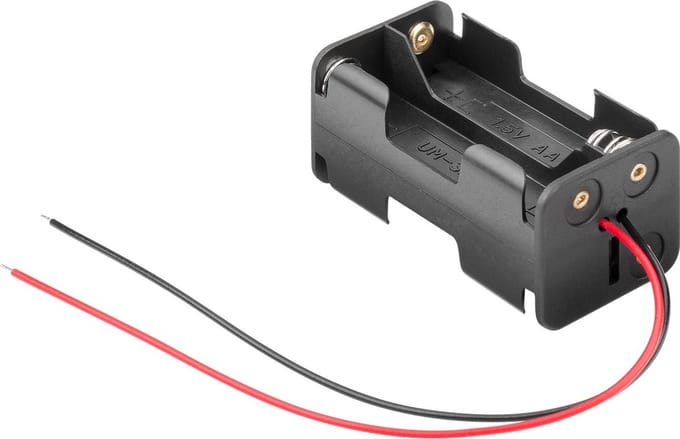 Goobay Batterijhouder, 4x AA (Mignon), losse kabeleinden