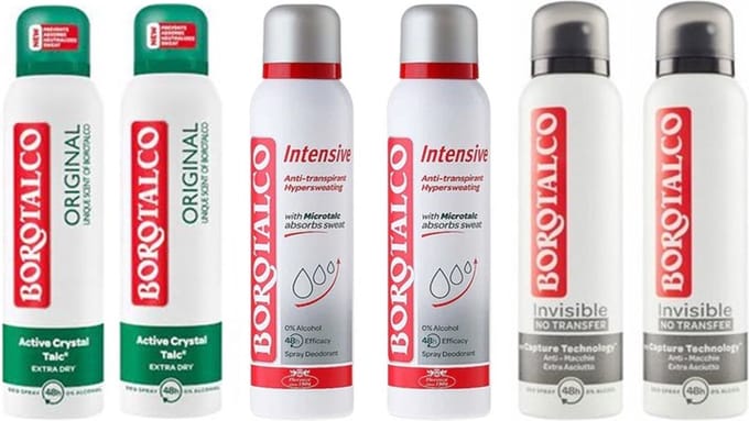 Borotalco - Deodorant - Try Out - 6 x 150 ml