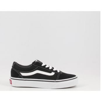 Vans Youth Ward Sneakers - (Suede/Canvas)Black/White