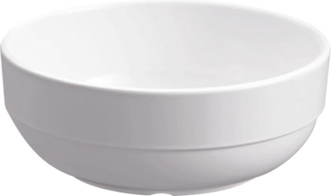 Seco kom - 14 cm - melamine wit - doos a 6 stuks