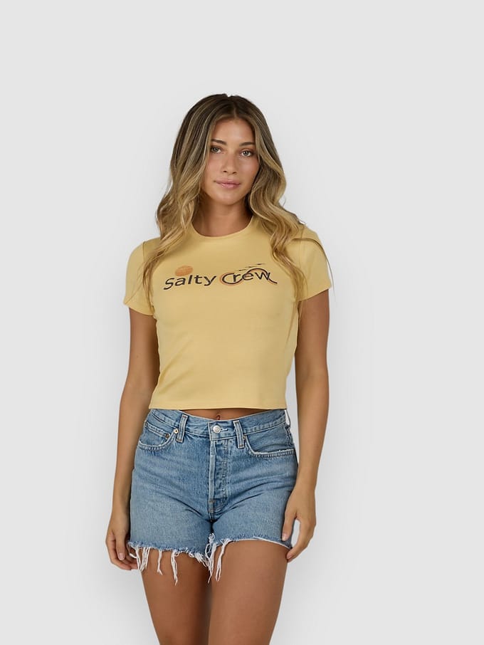 Salty Crew Sunny Side Baby T-Shirt geel