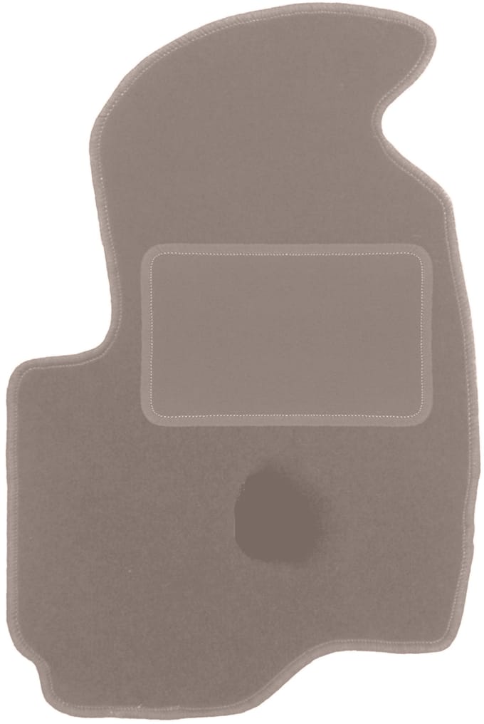Beige bestuurdersmat voor: Mitsubishi Colt VII hatchback (2004-2008)