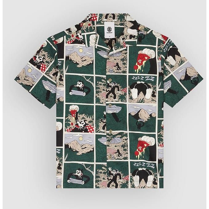 Element Printed Kids Shirt patroon
