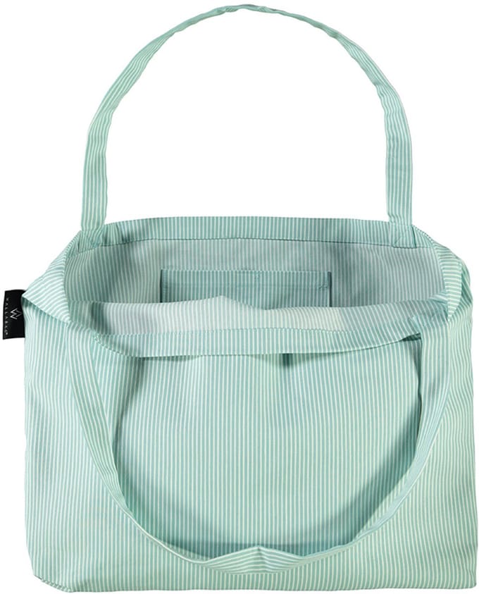 Wallabag - Tote Bag - Luiertas - Shopper - Mom Bag Summer Stripe Blue