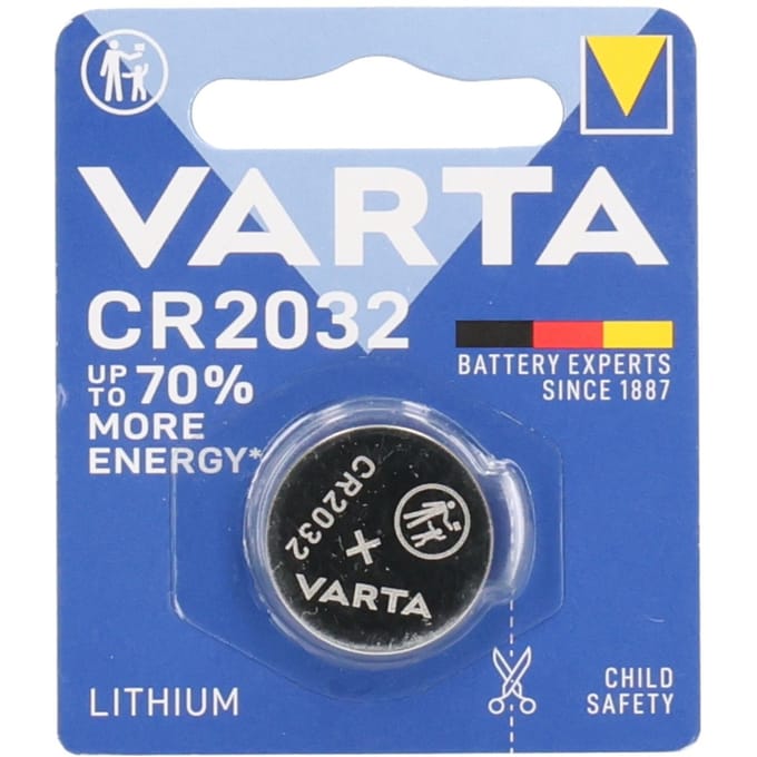 Varta CR 2032 - Lithium Knoopcel batterij - 3 Volt - 1 stuk
