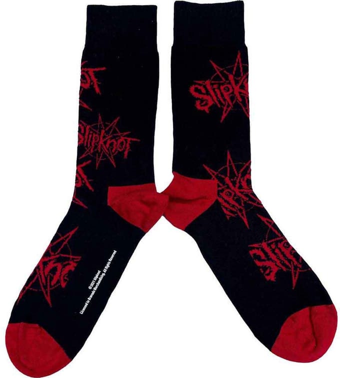 Slipknot - Logo & Nomogram Enkelsokken - Zwart