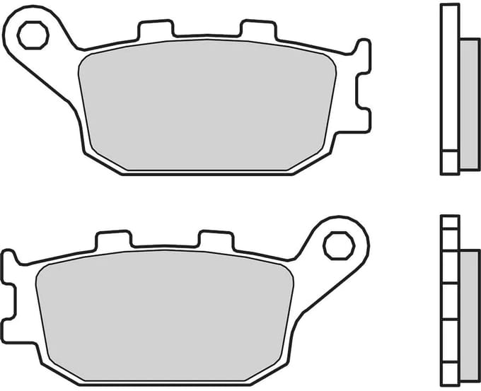 Achterste remblok Brembo CBR600/ZX636 03-/VTR1000/AR SV650 = HO32 8,9