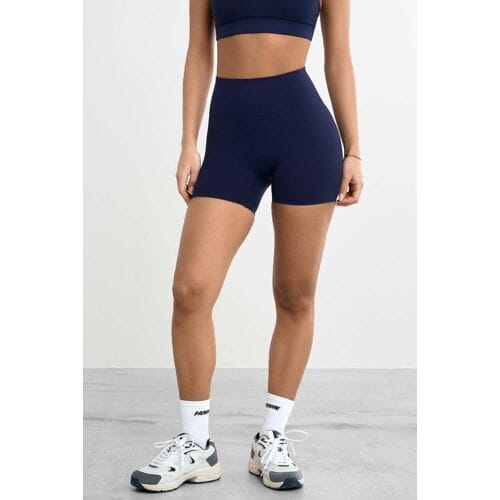 FAMME Zachte korte broek Dark Blue S