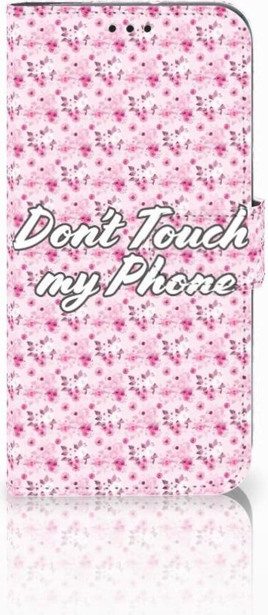 Motorola Moto G7 | G7 Plus Portemonnee Hoesje Flowers Pink DTMP