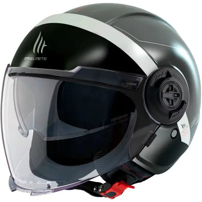 Jethelm met dubbel scherm MT Helmets Viale SV S 68 UNIT D2