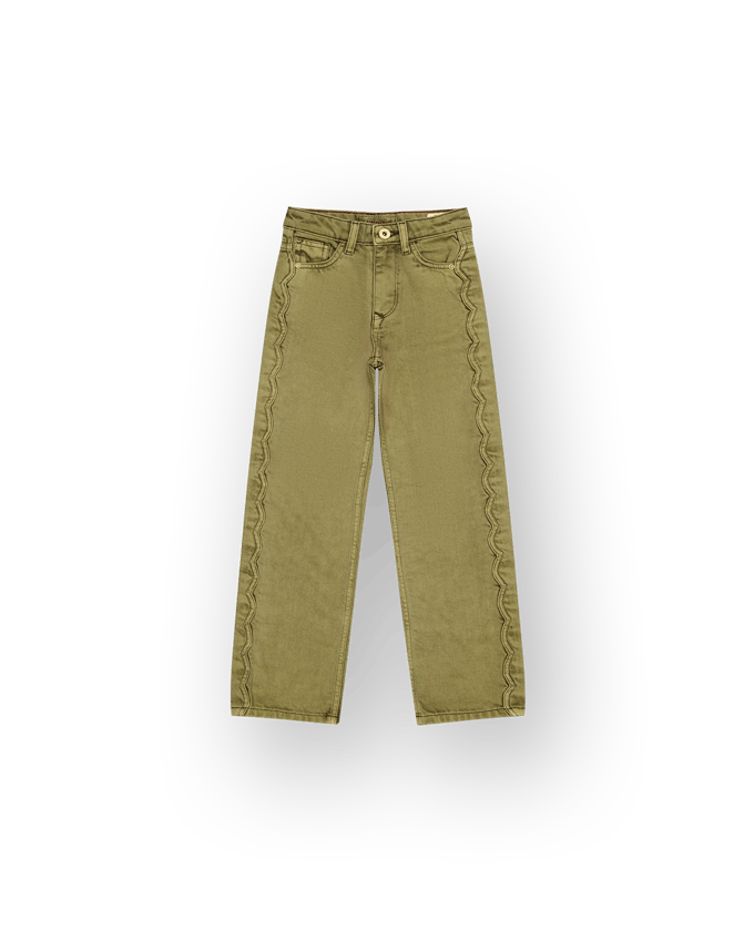 Meisjes Wide Leg Jeans Cato Color