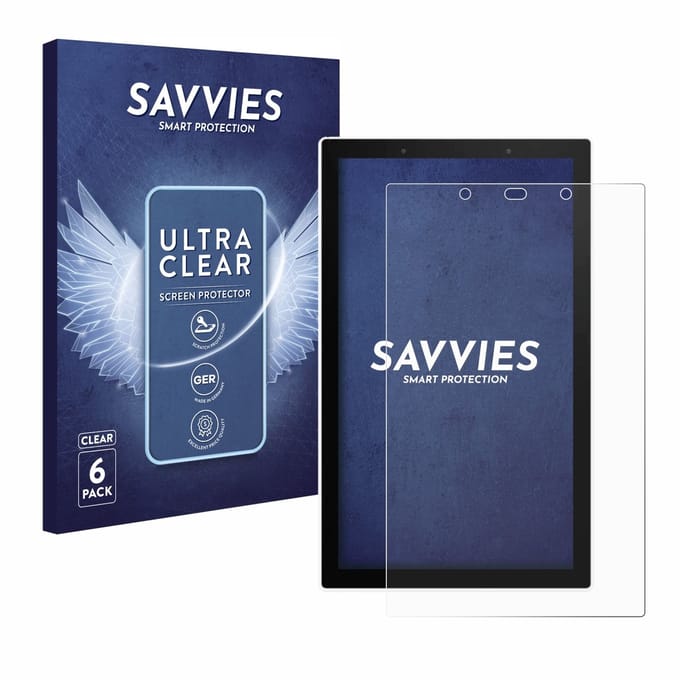 Savvies - Screenprotector voor SONOFF NSPanel Pro 120 - Folie Beschermfolie transparant 6 Stuks