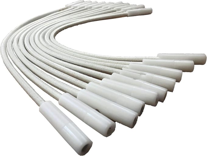 Spanbanden Rubber - Elastieken Spanners - Zonzeil Spannen - Verstelbaar - 30 Stuks - Zwart