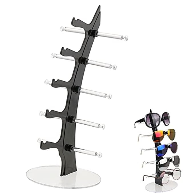 Solidchoice - Acryl Plastic Zonnebrilstandaard voor 5 Paren