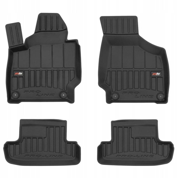 Frogum No.77 - Automatmatten passend voor Audi TT 2 (8J) 2006-2014 - 3D Korfmodel - TPE Rubber - Zwart