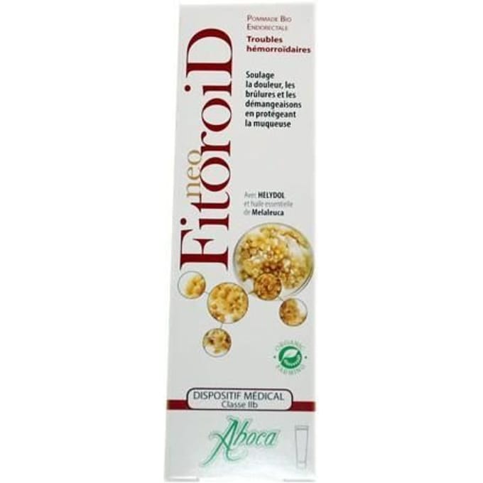 Biopommade endorectale - Aboca - Neofitoroid - 40ml - Hémorroïdes - Douleurs anales