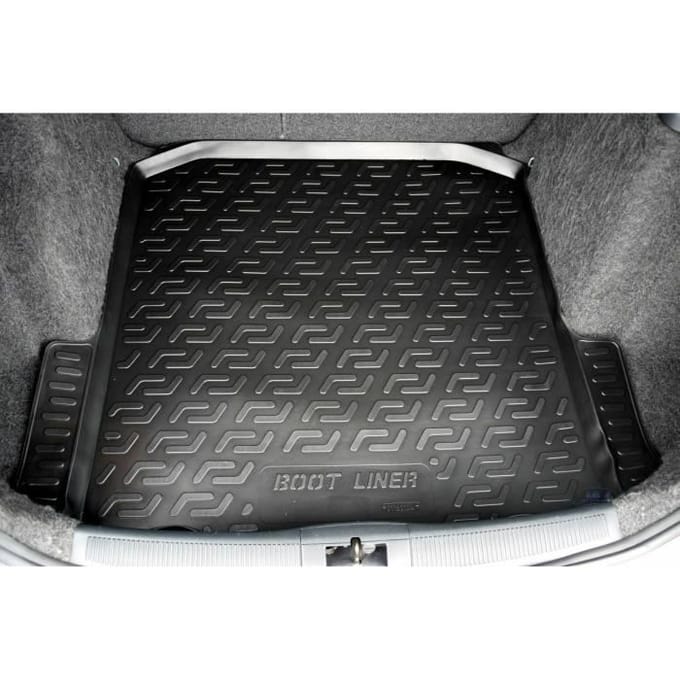 J&J AUTOMOTIVE | Tapis De Coffre Caoutchouc Premium Pour Skoda Fabia 2 Break 2007-2014 noir