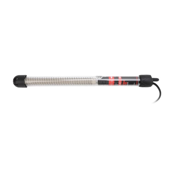 Dompelbaar Aquariumverwarmingselement Automatische Constante Temperatuur Glas Instelbaar Vis Tank Verwarmer met 2 black