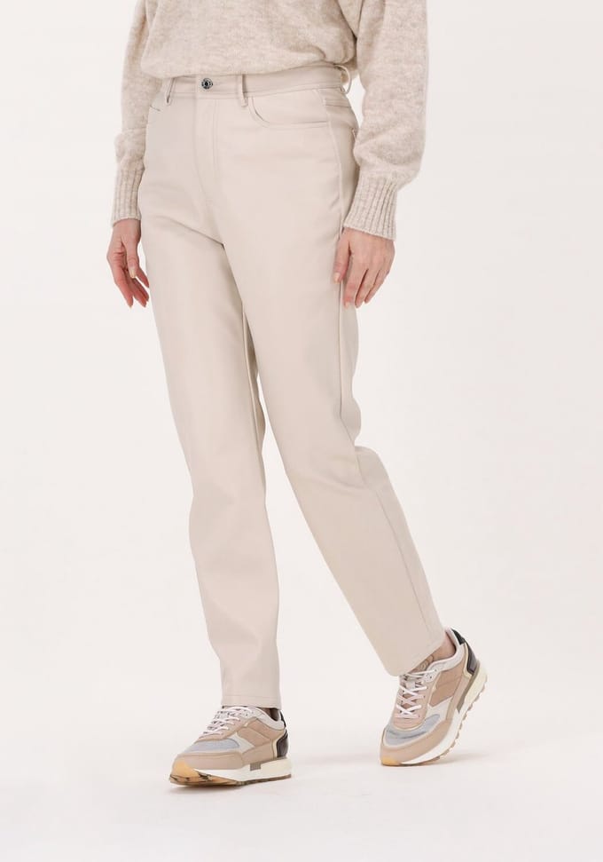 Simple Lena Jeans Dames - Broek - Beige - Maat S