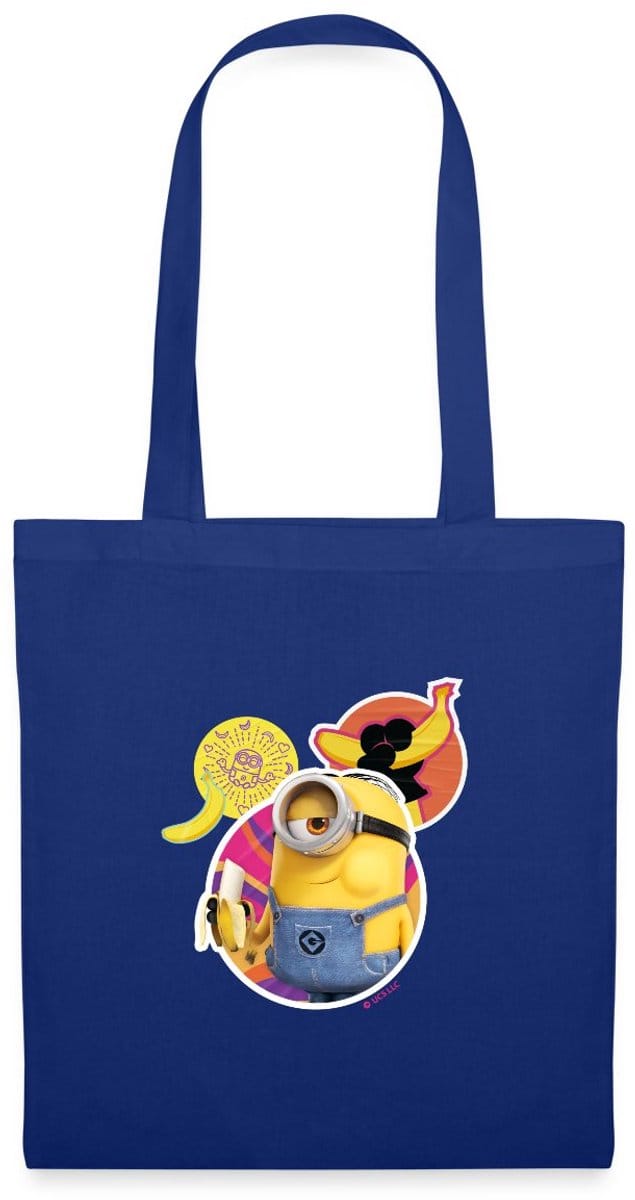 Minions Stuart Met Banaan Tas Van Stof Schoudertas