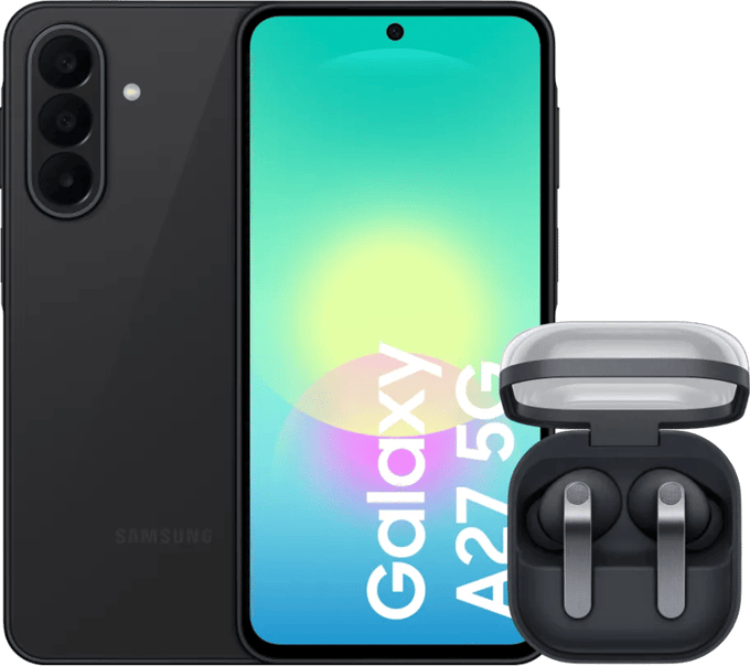 Samsung Galaxy A27 256GB Zwart 5G + Samsung Galaxy Buds4