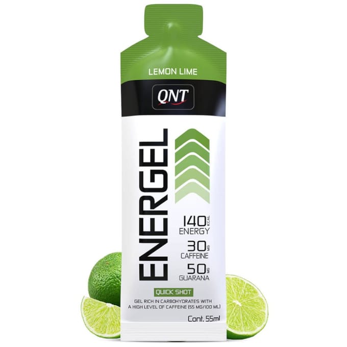 QNT Energel (25x55ml) Lemon Lime - Energie & Uithoudingsvermogen - Energie Gels