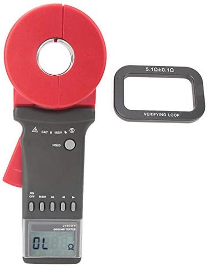 Digitale Weerstandsmeter 0.01-200Ω met LCD Display voor Aarde Weerstandmeting