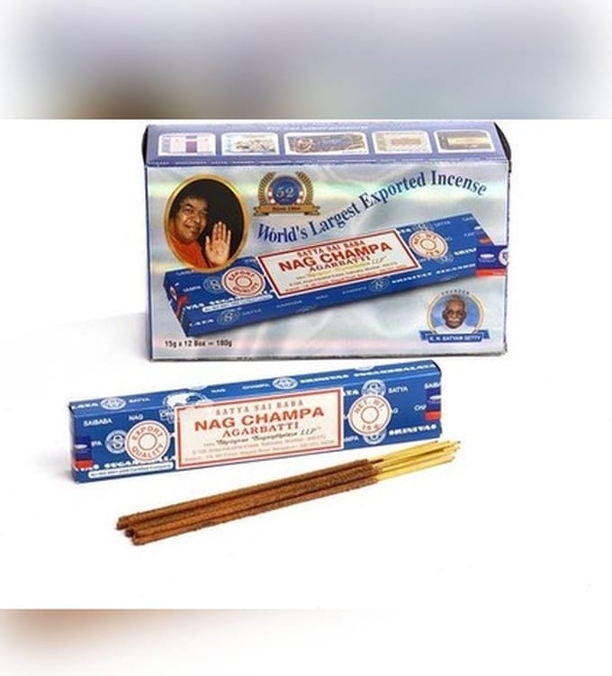 Satya - Nag Champa wierook - Doos van 12 pakjes
