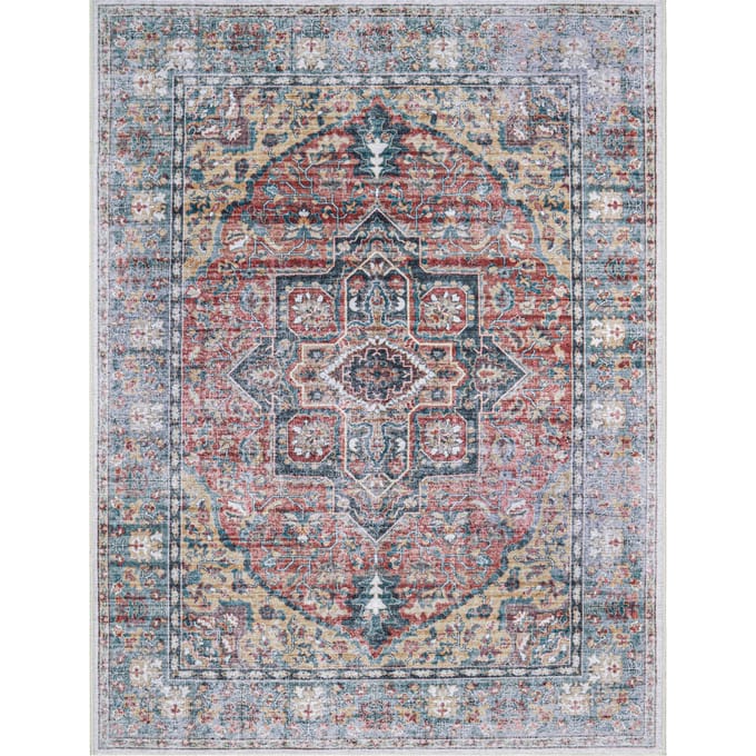 Wasbaar tapijt Leoni multicolor 60x100 cm