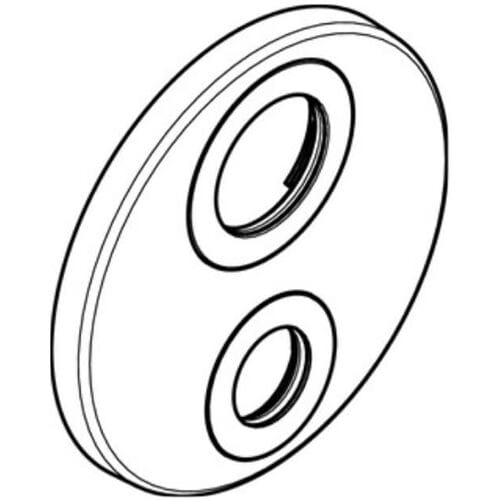 Hansgrohe rosette for interchanged connections 92563000