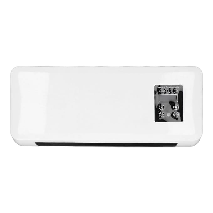Wandmontage Airconditioner Verwarming Verstelbaar Twee Modi Draagbaar Touchscreen Wandmontage Airconditioner Verwarming voor Kantoor white