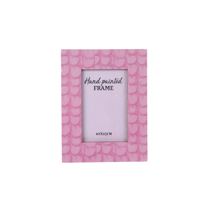 Fotolijst Masie Roze (10x15) 16x21,5x1cm hout/emaille