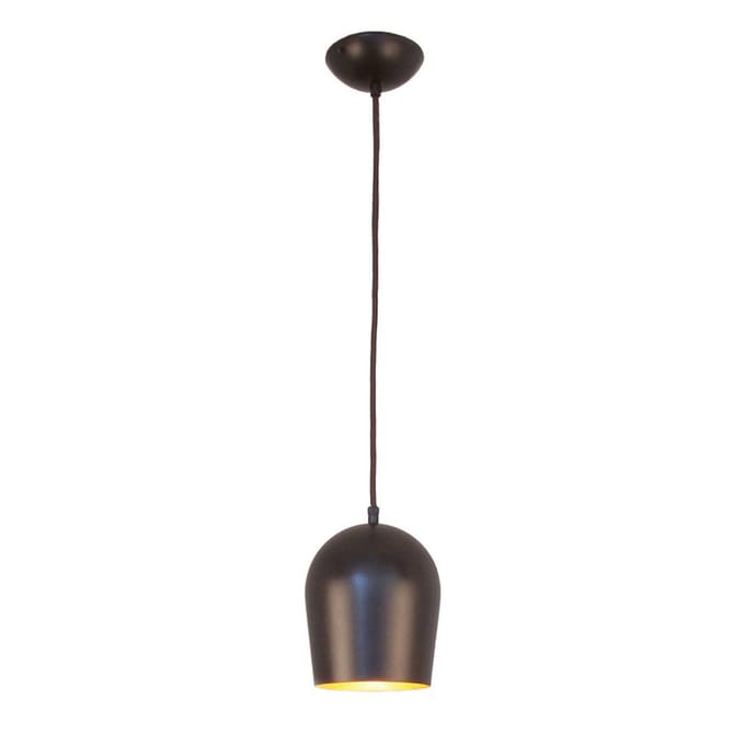 Menzel Solo Glo12 hanglamp in bruin-zwart