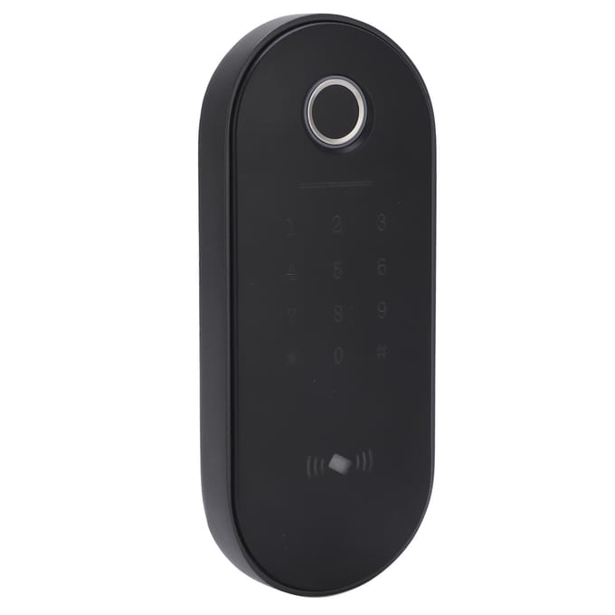 Waterdicht Toegangscontrolesysteem Vingerafdruk Wachtwoord 13.56Mhz IC Kaart Ingang voor Thuis Kantoor black