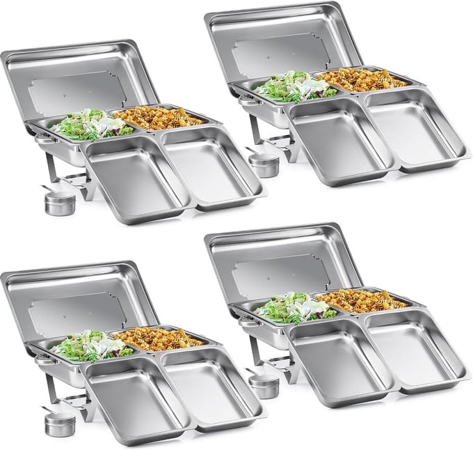 Buffetwarmer - Opwarmapparaat met Kookplaatfunctie - - buffet warm