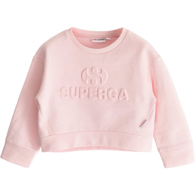 Superga Standaard T-shirt met kinderlogo (Roze)