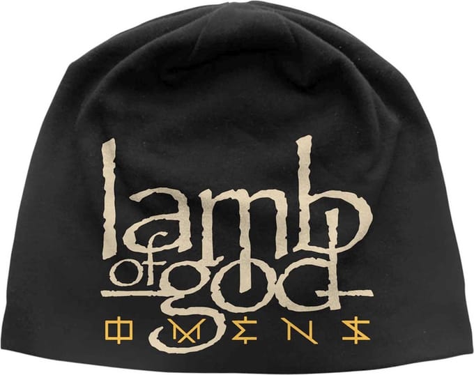 Lamb Of God - Omens Beanie Muts - Zwart