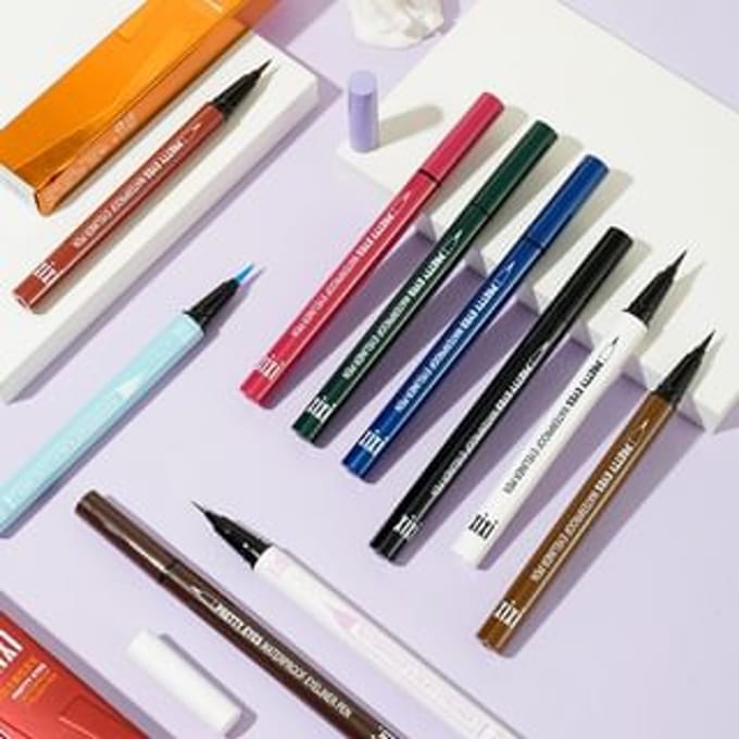 xixi - Pretty Eyes Waterproof Eyeliner Pen - 9 Colors #105 Maple Red - 0.6ml