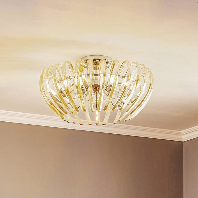 Schuller Valencia Plafondlamp Ariadna kristal crème