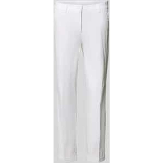 slim fit jeans met gefixeerde zoom model 'Stella'
