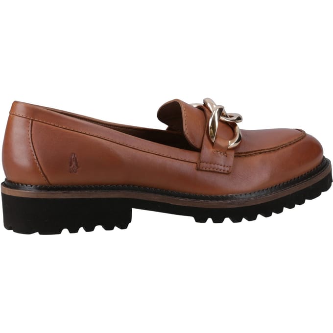 Hush Puppies Gianna Leer Vrouwen Tan Loafers