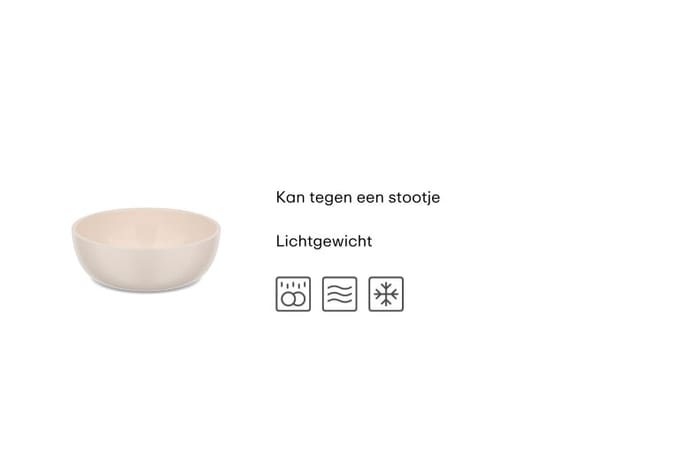 Mepal Kinderschaaltje Mio - 300 ml - Magnetronbestendig - Baby kommetje - Kinderservies - Deep turquoise